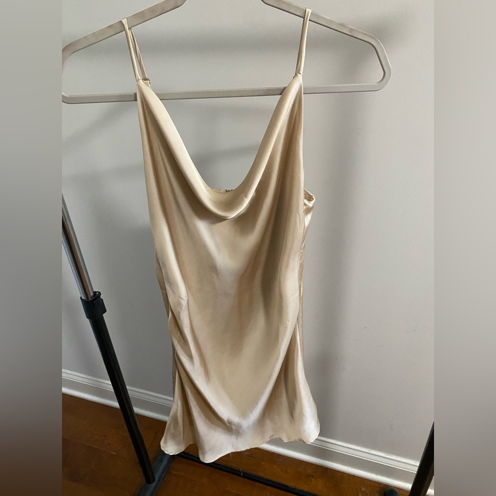 Silk mini dress